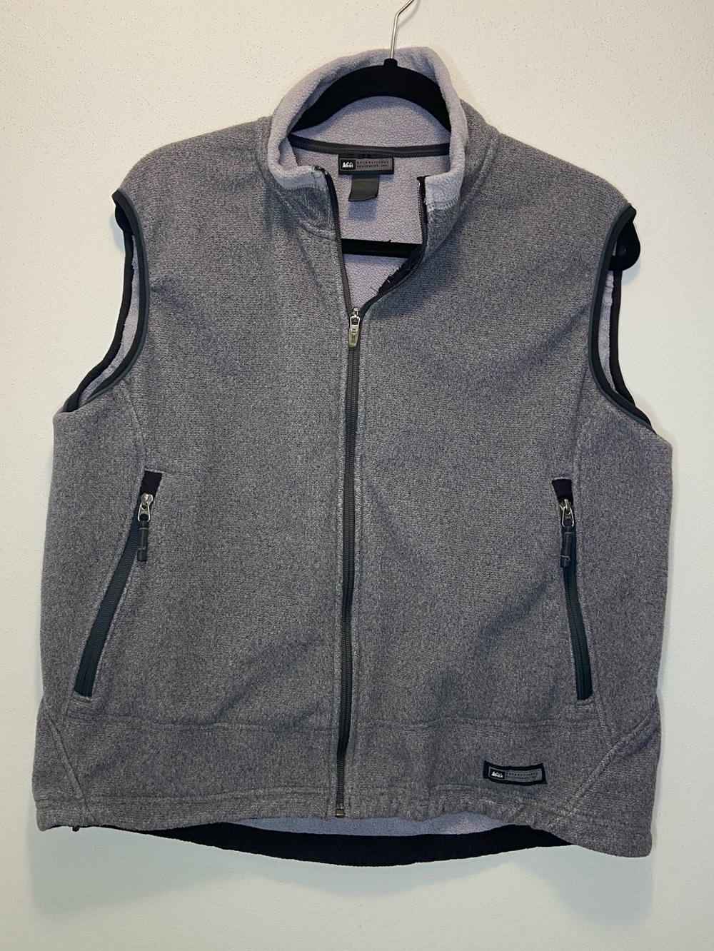 REI Light Gray Women's Fleece Vest